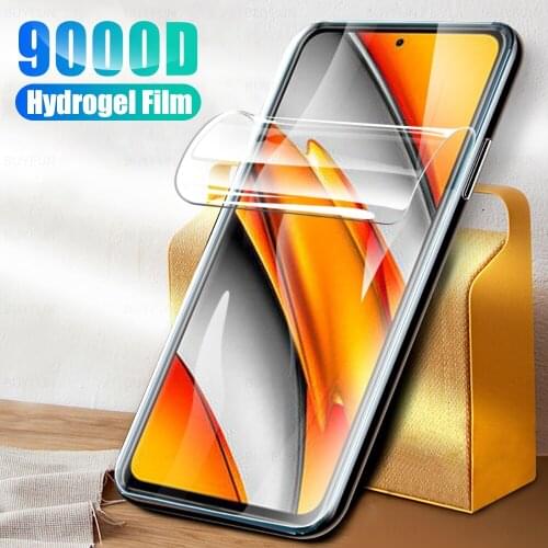 1-3pcs for xiomi poco f3 hydrogel film hd anti-scratch screen protectors film not glass 6.67" for xiaomi poco f3 f 3 pocof3