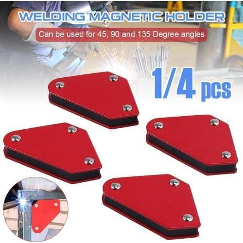 1pcs 25LBS Welding Magnetic Holder Strong Magnet 3 Angle Arrow Welder Positioner Power Soldering Locator Tool