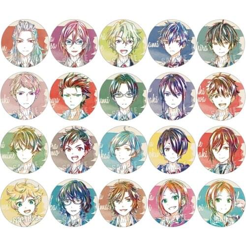 1pc Ensemble Stars Trick Star Full Number Iron Button Badges Brooch
