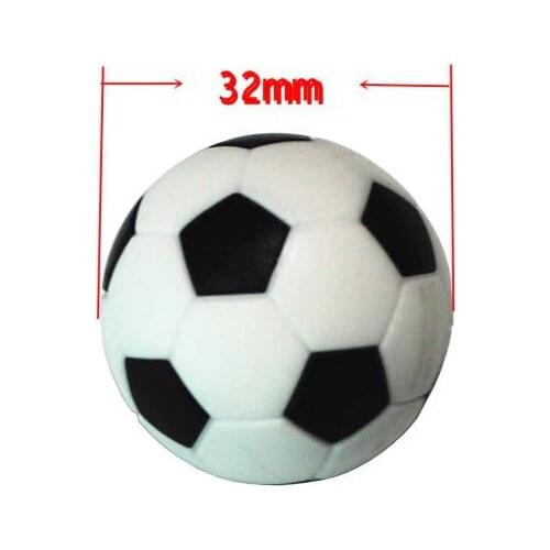 Foosball balls-10 pcs 32 mm mini football balls black and white soccer FOOSBALL TABLE BALLS Children Board game 16g/pcs