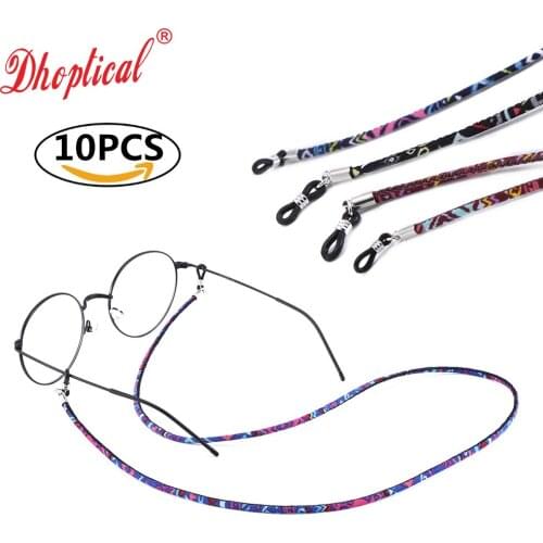10pcs wholesale eyeglasses cord eyewear holder avoid glasses slip colorful design C099 by dhoptical