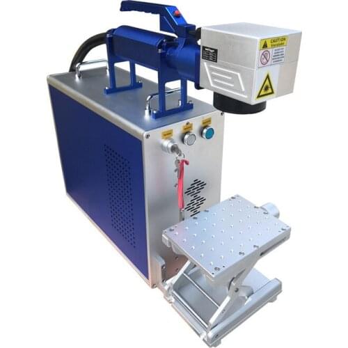 20/30/50w stainless steel aluminum laser marking machine metal non-metal fiber laser machine plastic parts materials