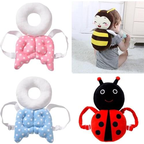 2019 Adjustable Infant Baby Toddler Safety Pads pillow Baby Walkers Protective Pillow Head and Shoulder Protector Design