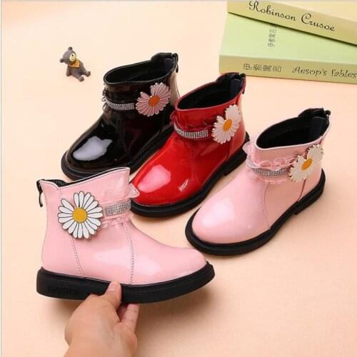 2020 Girls Martin Boots Shoes For Girls Children Warm Boots Fashion Soft Bottom Boys Girls Boots Non-slip Kids Sneakers