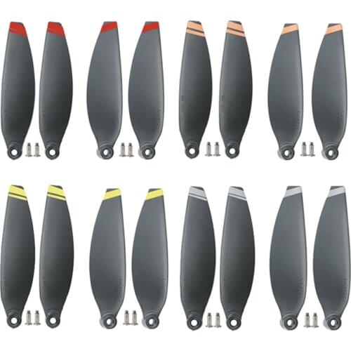 8pcs Propeller Helices for DJI Mavic Mini 2 Drone Accessories 4726F Props Replacement Blade Wing Fans Combo Black Silver Gold