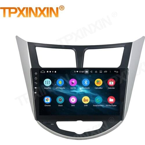 Carplay 2 Din Car Android Stereo Receiver For Hyunda Verna Accent Solaris 2011 2012 Radio Audio Recorder Head Unit Player Screen