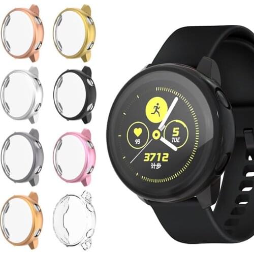 For Galaxy Watch Active Cover Soft TPU Rubber Protection Case Thin Smart Watch Cases For Samsung Galaxy Active Cover Shell
