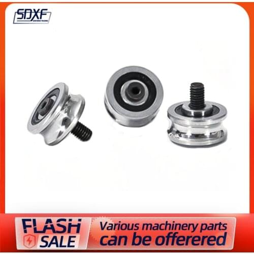 Double row laser embroidery machine grooved grooved v-shaped u-shaped bearing guide wheel roller pulley SG15 10 20 25 66