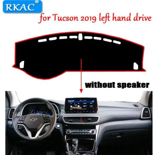 RKAC Sun Shade Pad Auto dashboard mat Dustproof car dashboard cover PAD Carpet ANti-UV NON-Slip for Tucson 2019 left hand drive