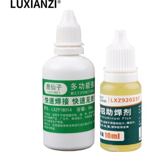 LUXIANZI 50ml Stainless Steel Flux Liquid Solders Water High Quality Durable Soldering Paste Flux 10ML Lead-free Solder Flux