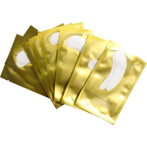 50Paris Eyelashes Patches Lint Free Under Eye Gel Pads Eyelash Extension Hydrating Eye Paper Stickers Wraps Cosmetic Tools