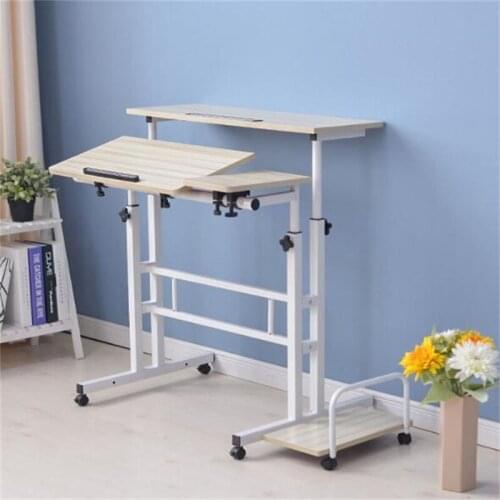 Multipurpose Standing Laptop desk computer desk Movable office desk with host computer holder