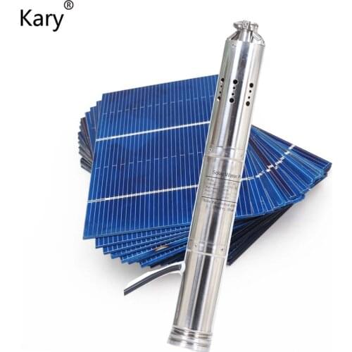 Kary factory direct sales 12v dc solar water pump with 1 inch outlet 3000L/H 20m lift water pump machine