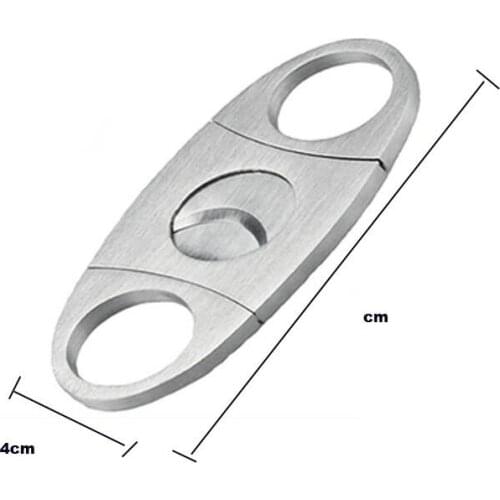 Round head stainless steel cigar cutter cigar cutter metal cigar cutter tool