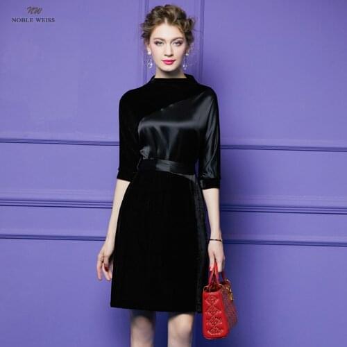 Prom Dresses High Neck Dresses Woman Party Night A-Line Mini Cocktail Dresses VELOUR Prom Dress with Sashes