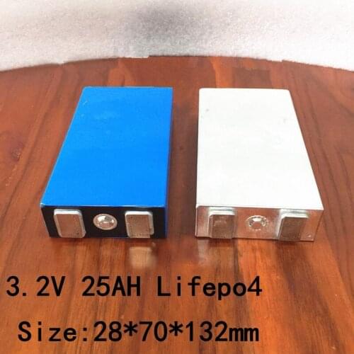 1pcs Lifepo4 3.2v 25Ah Cells 3.2v 30A Discharge for Electric Bike Solar Energy Storage Motorcycle Lamp Diy Pack Battery