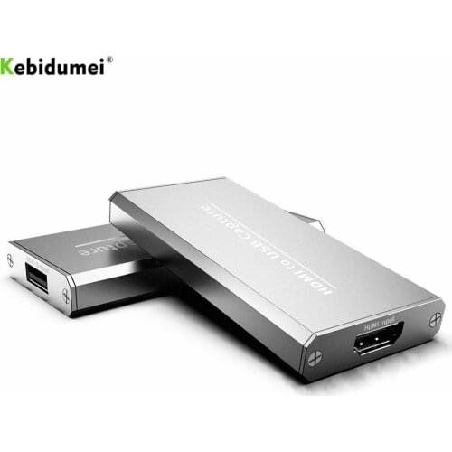 1080P 4K HDMI-compatible Capture Card HD Live Streaming USB 2.0 Game Video Capture Card for PC PS4 XBOX One Game Stream Recorder