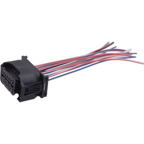 12 Pin Headlight Plug Wiring Harness Pigtail Connector Fit For BMW F01 F02 E63 E64 E90 61132359991