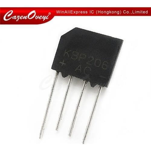 5pcs/lot KBP206G KBP206 KBP205G bridge rectifier 2A 600V