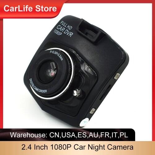 2.4 Inch 1080P Car Camera Night Driving Recorder Car Wide Angle Dashcam Motion Detection Auto Car Accessories