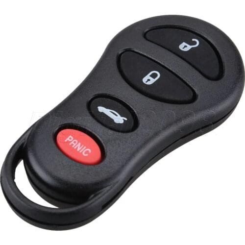 4 Button Remote Car Key Shell Case Fob Replacement For Chrysler Sebring 300M Concorde Jeep Liberty Dodge Neon Intrepid Stratus