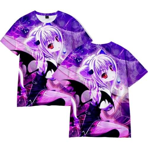 Popular 3D Anime High School DxD T Shirt Men Women Tees Harajuku Hip Hop Kids Tops Casual Boys Girls Cartoon Cool t-Shirt