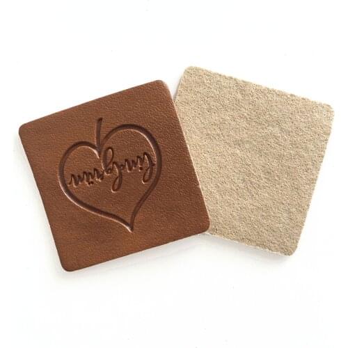 Leather Labels DIY Garment Personalized Brand Logo Patches For Clothes