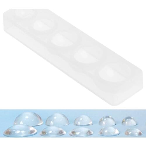 Round Cabochon Silicon Mold Resin Jewelry Necklace Pendant Mould Tools DIY Craft