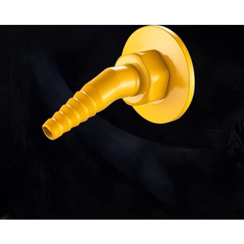 K008 Laboratory Remote gas tap Pure Copper 45 degree gas valve