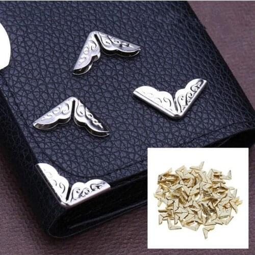 Metal Book Corner Card File Menu Metal Corners Protectors Scrapbooking Tools