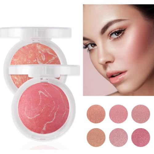Face Mineral Pigment Blusher Powder Brozer Cosmestics Professional Palette Blush Contour Shadow