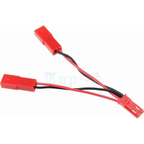 Gdstime 10pcs Model Airplane JST Plug Connector Cable Male & Female For RC Lipo Battery