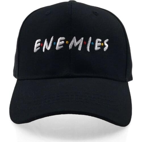 ENEMIES Dad Hat For Men Embroidery Letter Baseball Cap Hip Hop Streetwear Male Cap Kpop Snapback Hat Hiphop Hat dropshipping