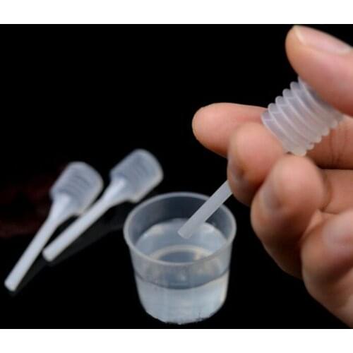 10 Disposable 3ml flacon pipettes Transparent Eye Dropper plastic pipettes for Lab Experiment dropper Spring tube pippet sampler