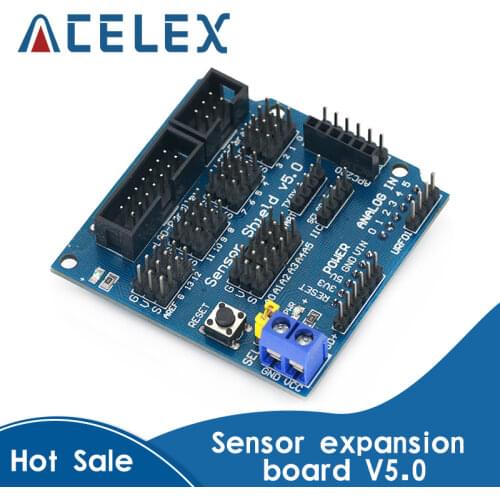 Sensor Shield V5.0 sensor expansion board UNO MEGA R3 V5 for Arduino electronic building blocks of robot parts