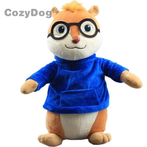 32cm Alvin And The Chipmunks Theodore Plush Toy Doll Anime Cute Kawaii Chipmunks Simon Plush Toys Children Birthday Gift