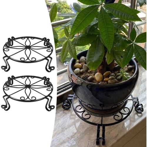 2Pieces Plant Stand for Flower Pot Indoor Plants Outdoor Flower Stand Metal Plant Stand