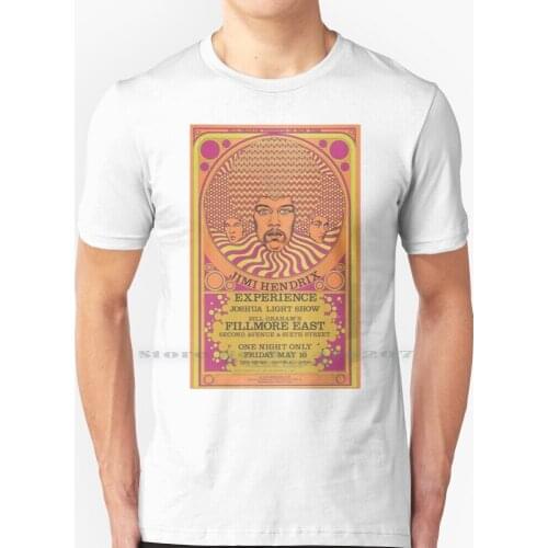 Psychedelic Concert Poster 60s 70s T Shirt 100% Pure Cotton Concert Psychedelic Lsd Pot Weed Stoner High Heroin 420 Jam Jamband