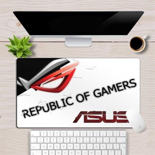 60x35cm Republic Of Gamers Mouse Pad Asus Large Cool Eye Logo Custom Gaming Mousepad Otaku Computer Keyboard Laptop Desk Mat