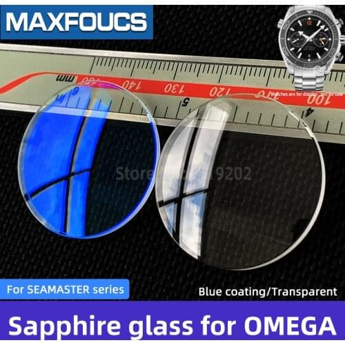 Sapphire crystal For SEAMASTER series232.30.46.51.01.003/232.30.46.51.01.001 AR-coating Parts watch glass for OMEGA brand