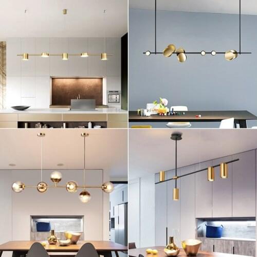 Modern led stone nordic lamp hanglamp chandelier e27 pendant light kitchen chandeliers living room lights bedroom