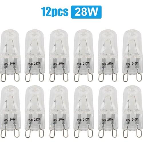 Warm White LED Bulb Halogen Capsule Bulbs Halogen Lamp Bright Eco Friendly Dimmable Indoor Outdoor Luminous Energy Saving G9