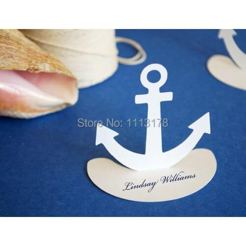 Anchor Nautical Place Cards Set of 30