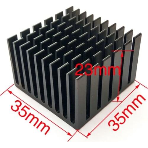 5pcs / 50pcs Aluminum Alloy Cooler Radiator Aluminum Heatsink 35*35*23mm Heat sink for North-south bridge chip 35x35x23mm Cooler