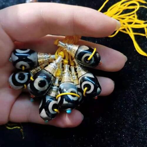 1pcs/lot carved Buddha head with gems agate dzi turquoise Onyx natural accessories gem jewelry wholesale folk-custom Texture diy