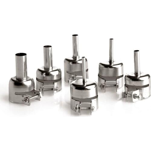 6Pcs 850 Circular Nozzles Hot Air Rework Reflow Soldering Station 3/4/5/6/8/10mm