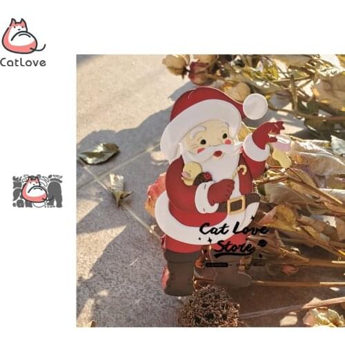 Santa Claus Christmas Metal Cutting Dies Scrapbooking Stencil Die Cuts Card Making Decorative Craft Embossing New Dies For 2019