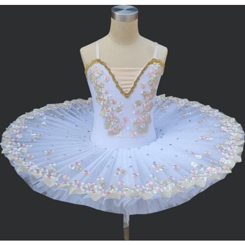 Flower Childrens Swan Lake Costume Kids Ballet Tutu For Girls Ballerina Stage Dance Costume Professional Ballt Tutu Dress