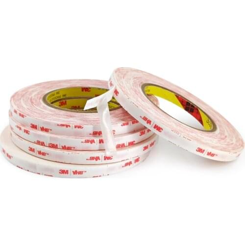 3M 4914 White Color Acrylic Double Sided VHB Adhesive Foam Tape 33m Length/Roll