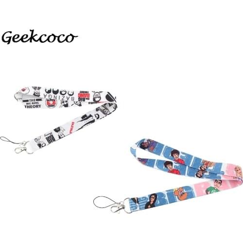 J1940 Fashion Cartoon Neckneck Lanyard Key ID Card Gym Mobile Phone Strap Multifunction Decoration